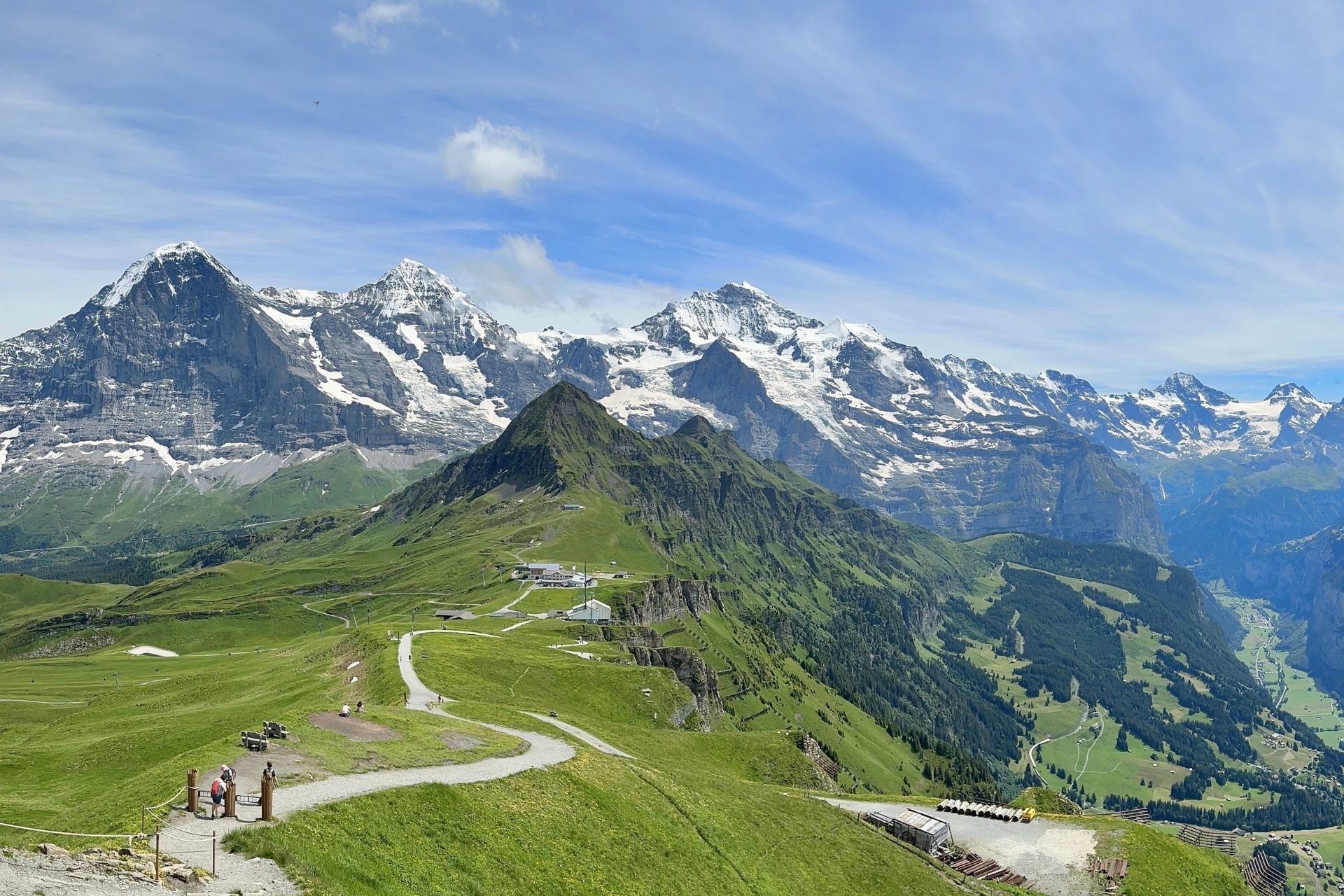 2 Eiger Monch Jungfrau Grindewald Via Alpina Bernese Oberland Switzerland