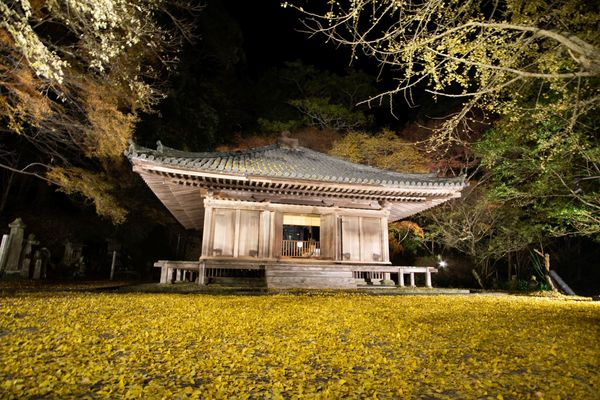 A tourist destination in Oita Prefecture, Fukiji temple