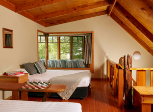 Awaroa lodge bedroom