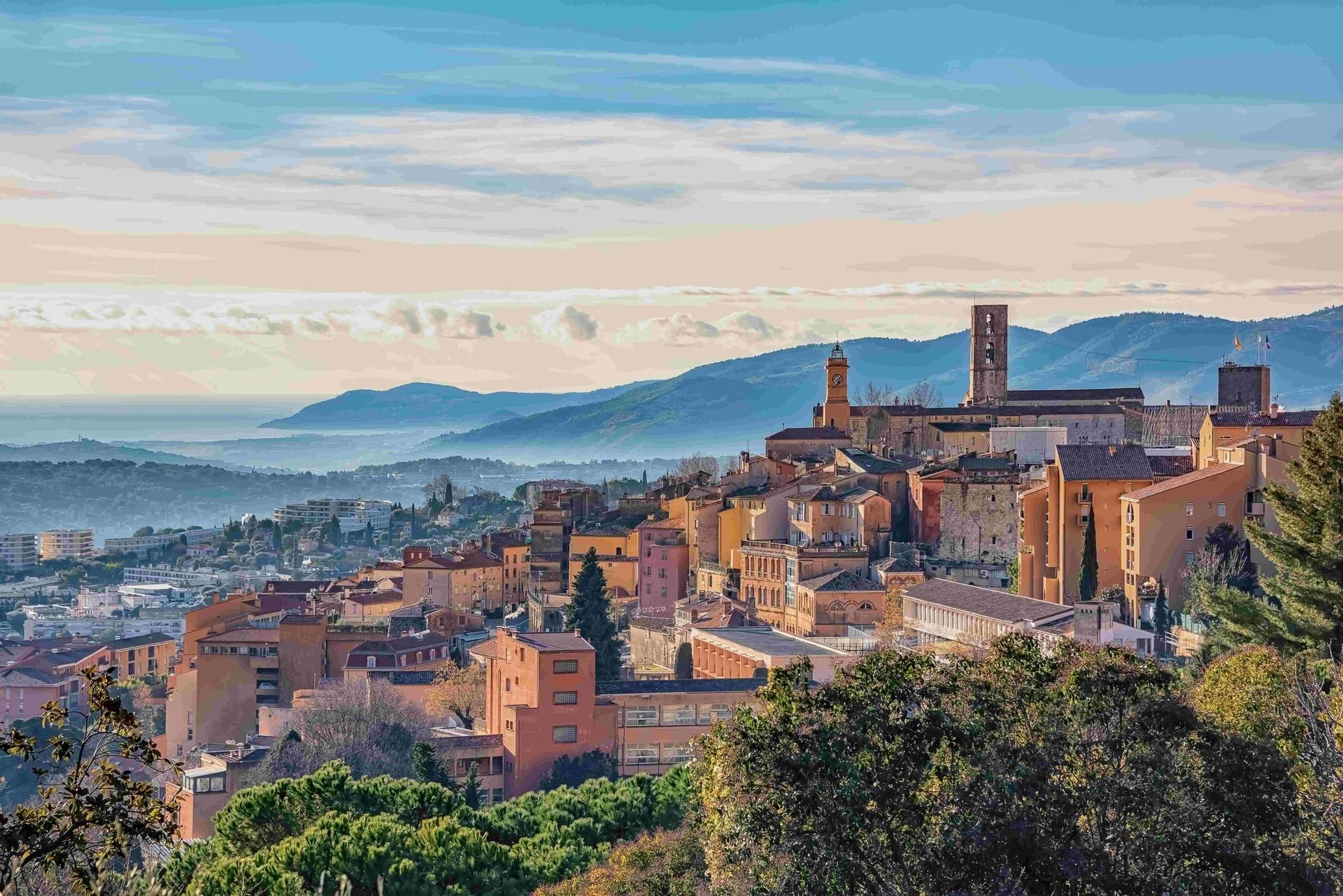 City of Grasse in French Riviera
