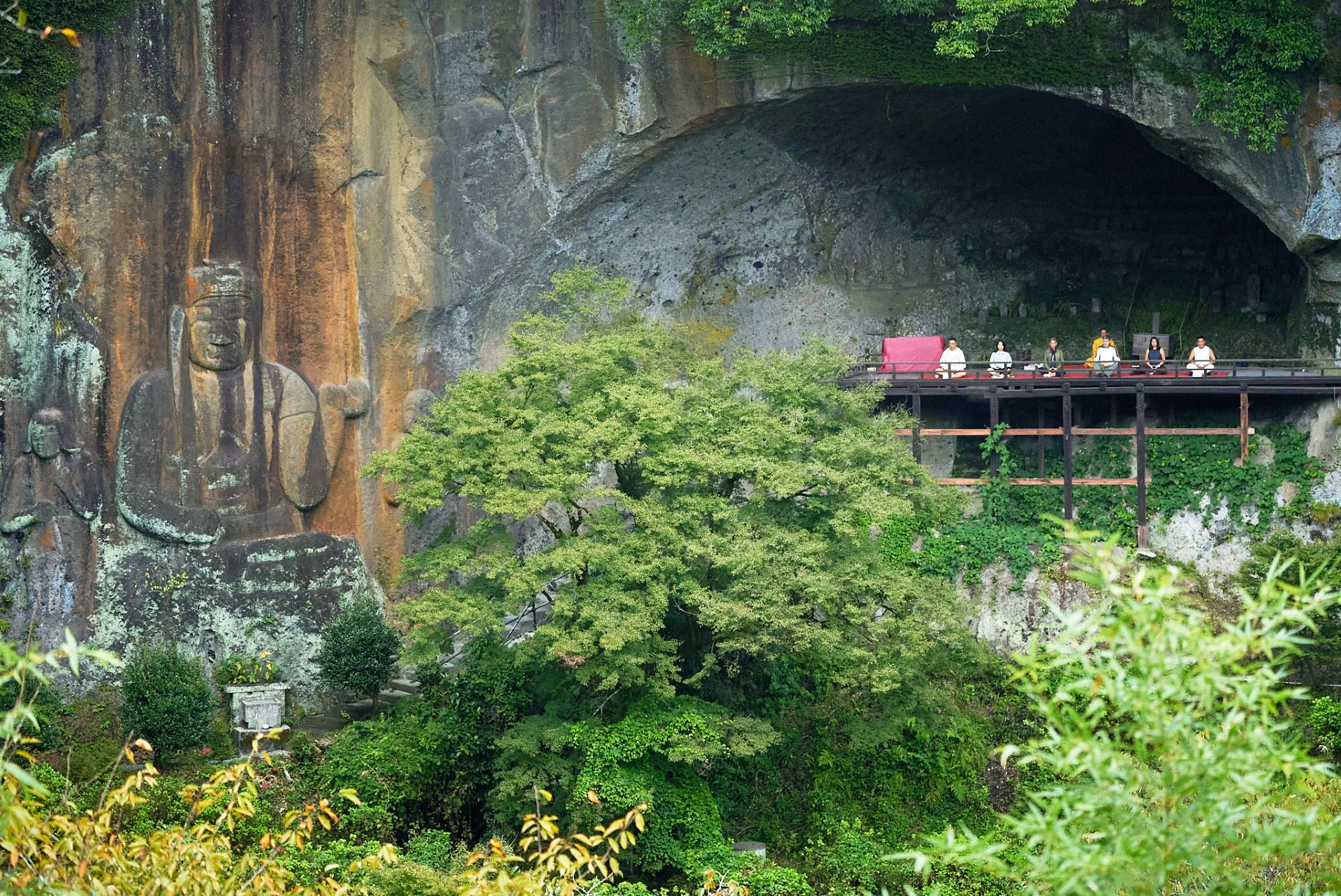 Group of people at Fukoji temple
