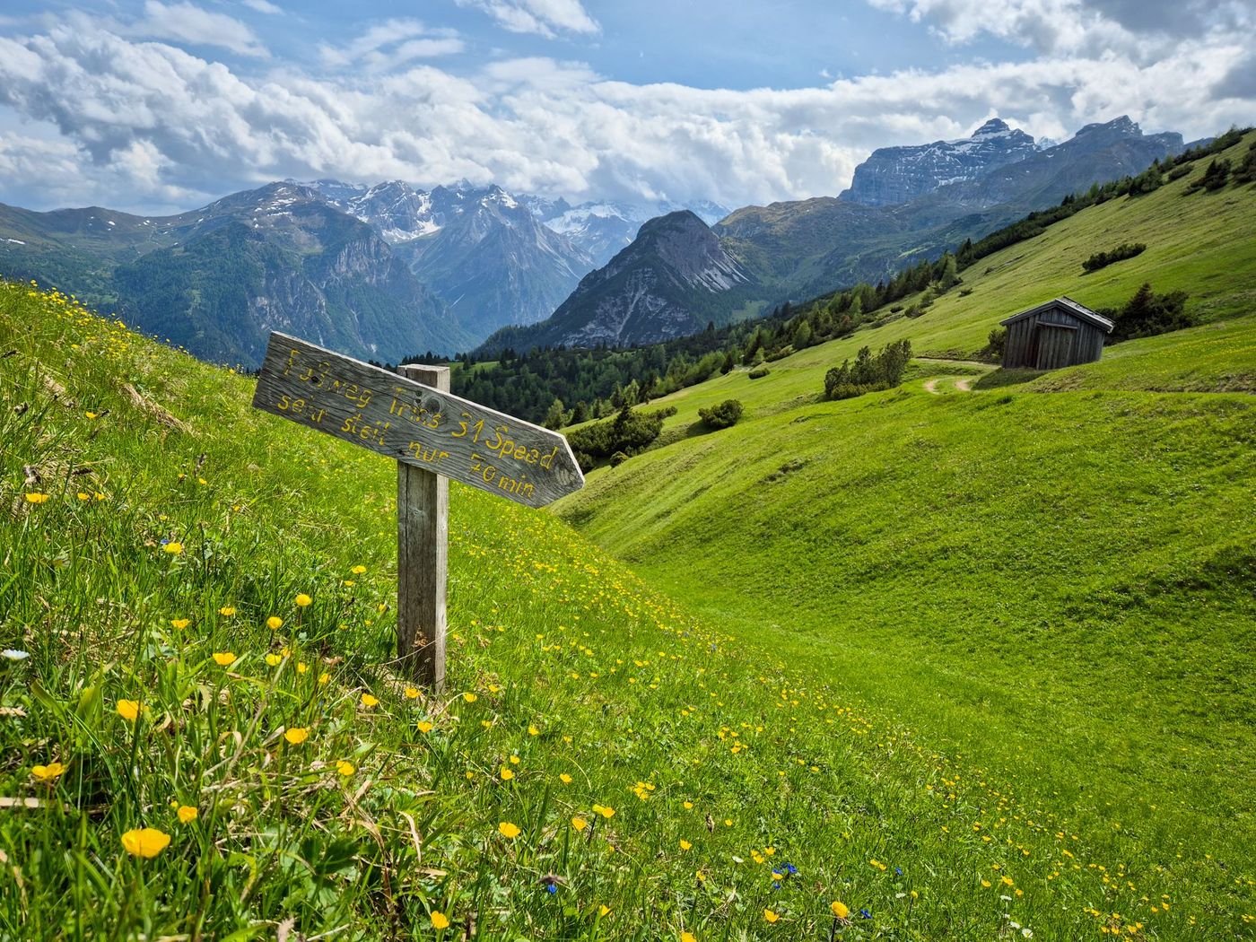 Gschnitztal, descent toward Trins, Tyrol, Austria - supplied by Eurohike