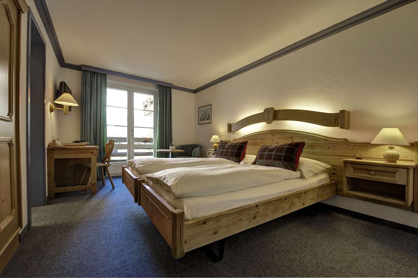 Hotel kirchbuehl economy bedroom Grindewald Switzerland