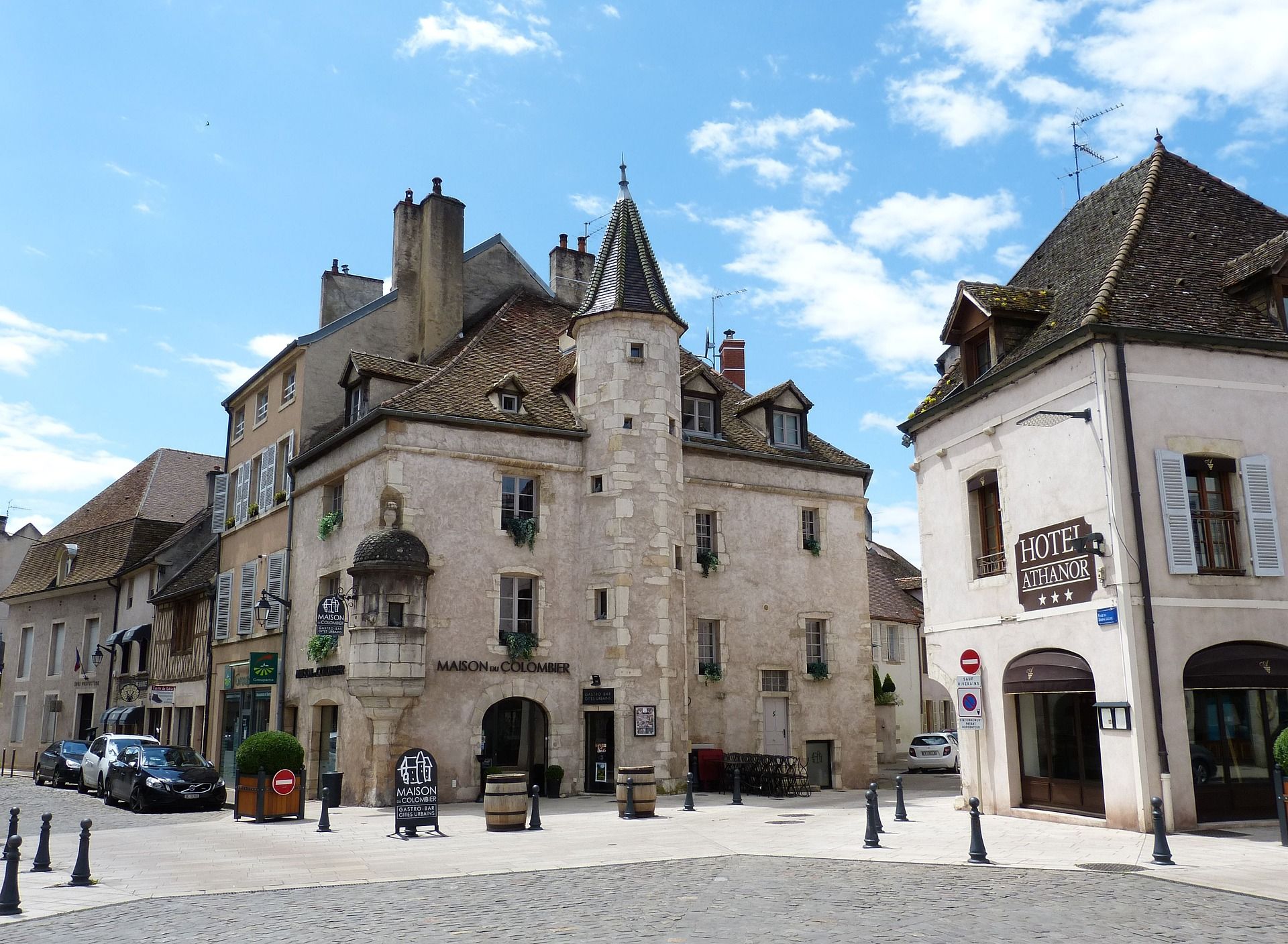 The Town in Burgundy France - supplied by Walk Inn