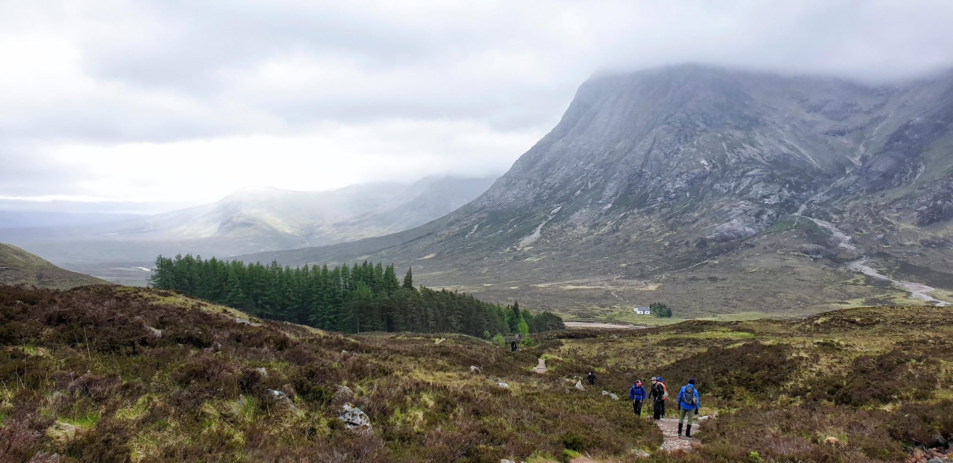 Walkers on the West Highland Way