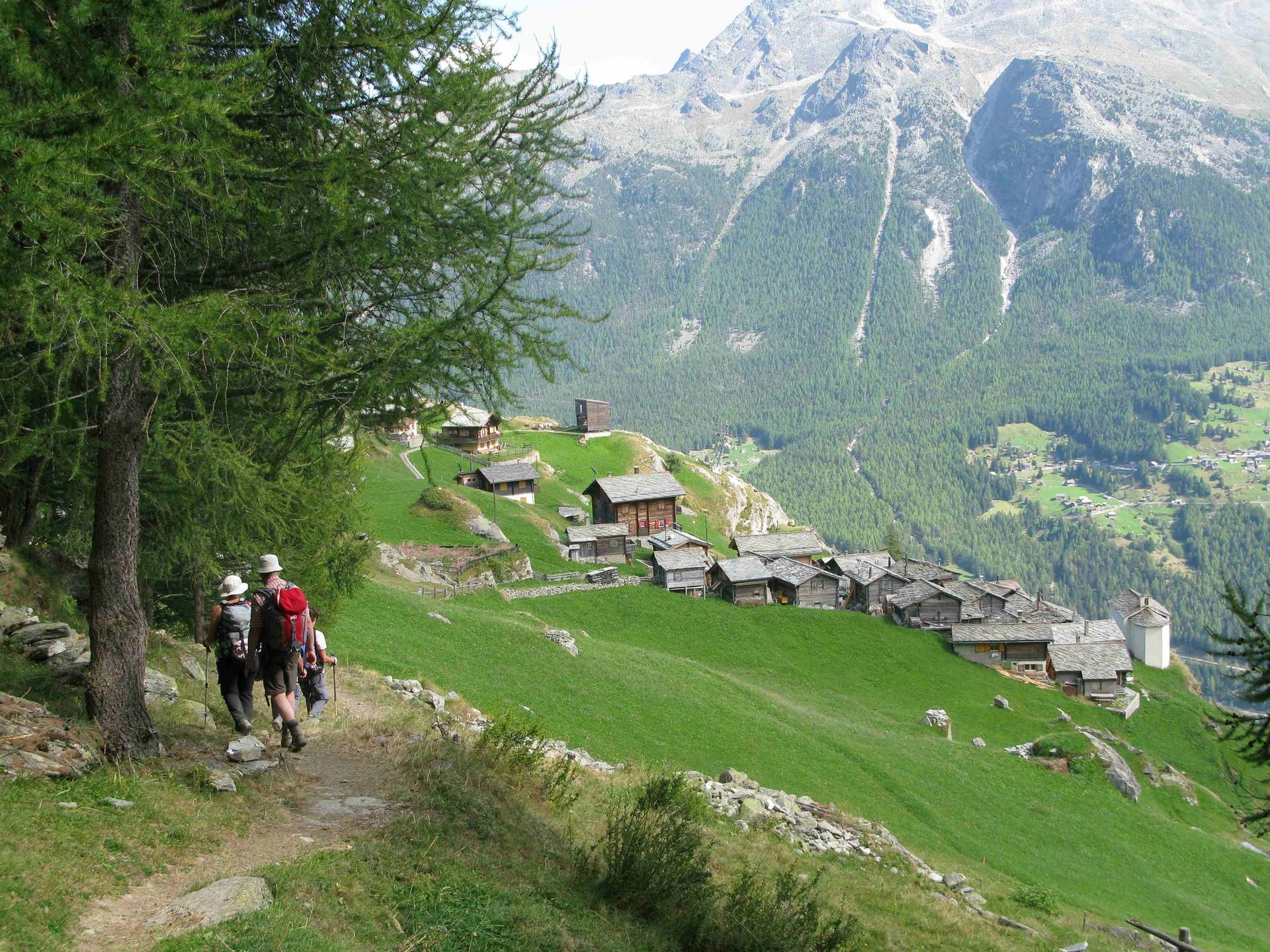 hameau et chalets Arolla Zermatt Haute Route