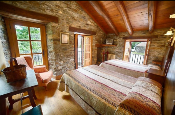hotel o'cebreiro Bedroom